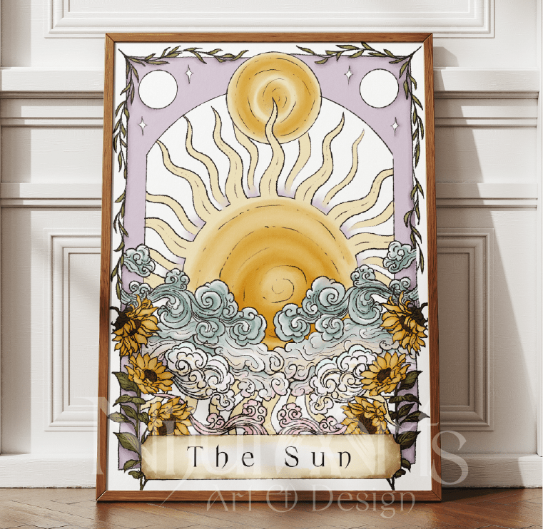 Tarot inspiriertes Werk - Die Sonne