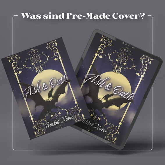 Bild zu Blogbeitrag, pre made buchcover sichtbar